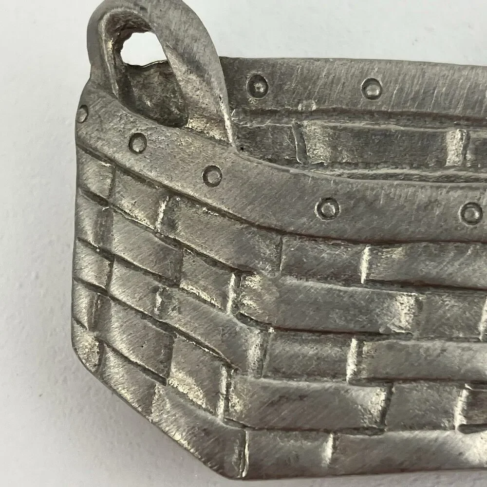 Longaberger Metal Pewter Basket Magnet | 1.5